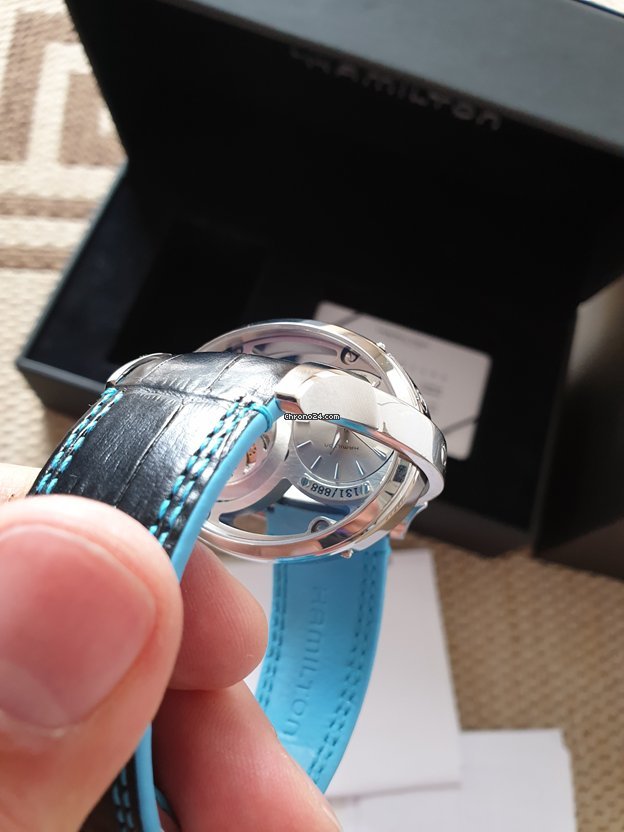 IMG_9081 Hamilton Jazzmaster Auto Chrono Mens watch Unisex Automatic Steel H32616133 Replica 6