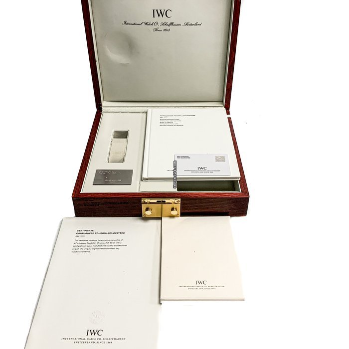 IMG_9081 IWC Portuguese Tourbillon Mens watch Unisex Automatic Platinum IW5042-04 Replica 6