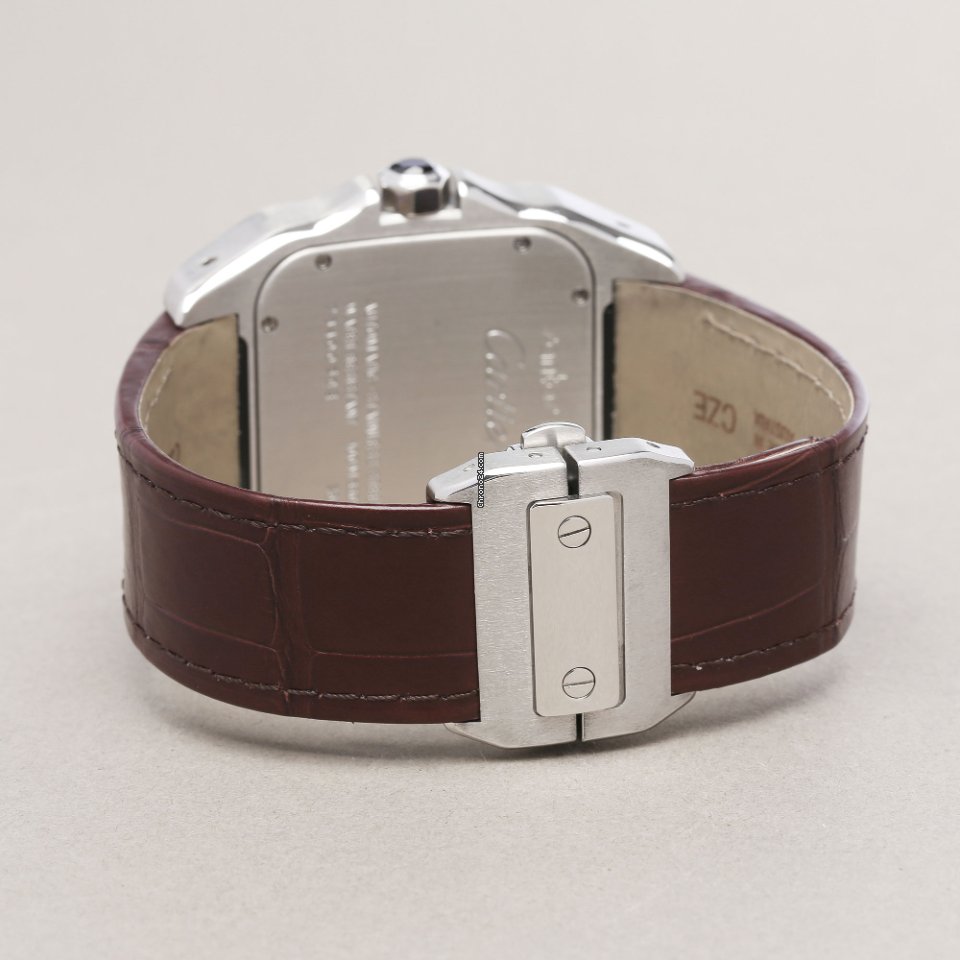 Cartier Santos 100 Mens watch Unisex Automatic Steel W20073X8 or 2656 Replica 6