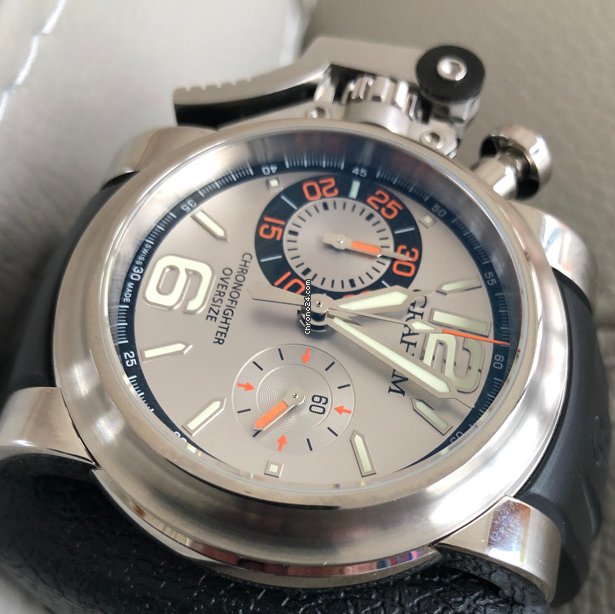 IMG_9081 Graham Chronofighter Oversize Mens watch Unisex Automatic Steel 20VAS Replica 6
