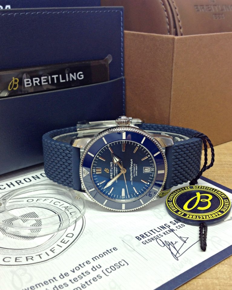 IMG_9081 Breitling Superocean Heritage II 42 Mens watch Unisex Automatic Steel AB2010161C1S1 Replica 6