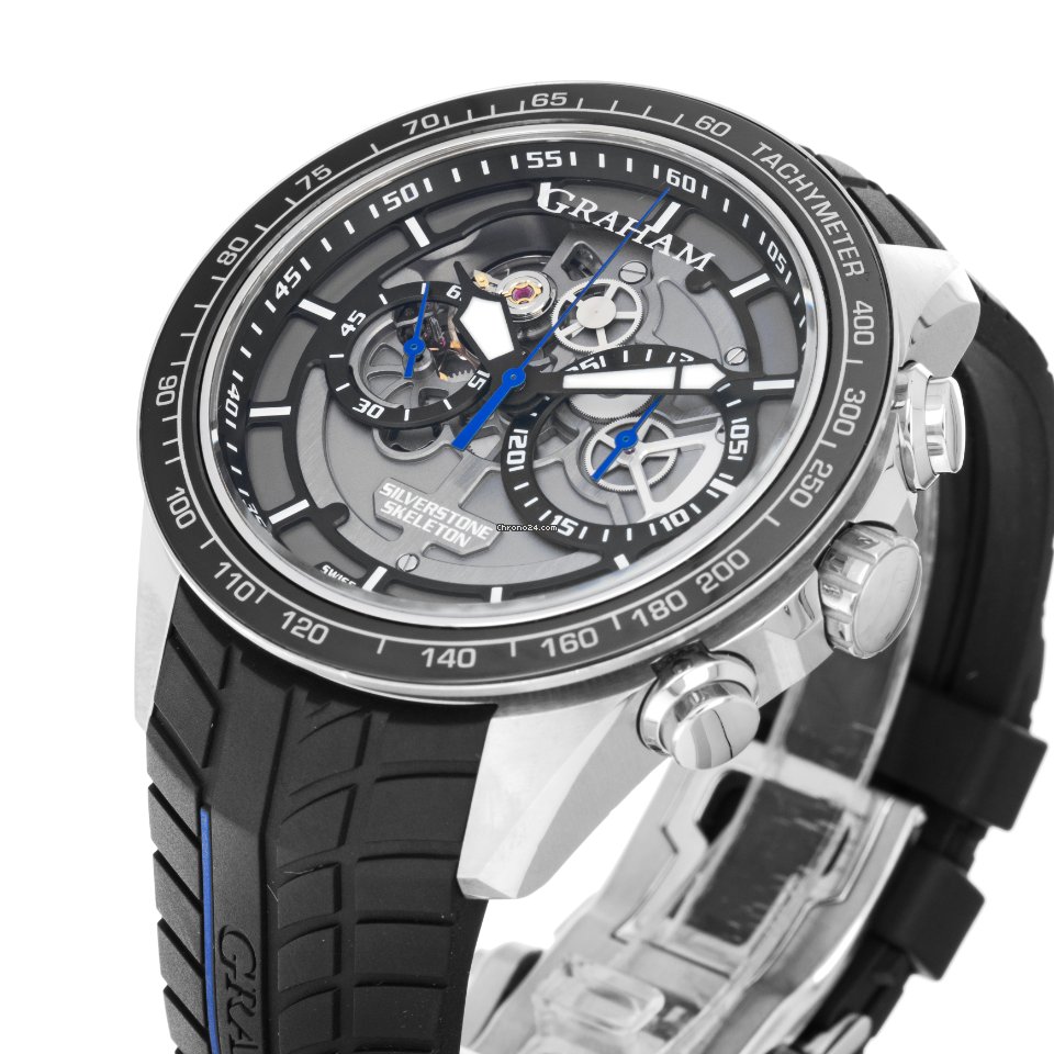 Graham Silverstone RS Mens watch Unisex Automatic Steel 2STAC3.B01A Replica 6