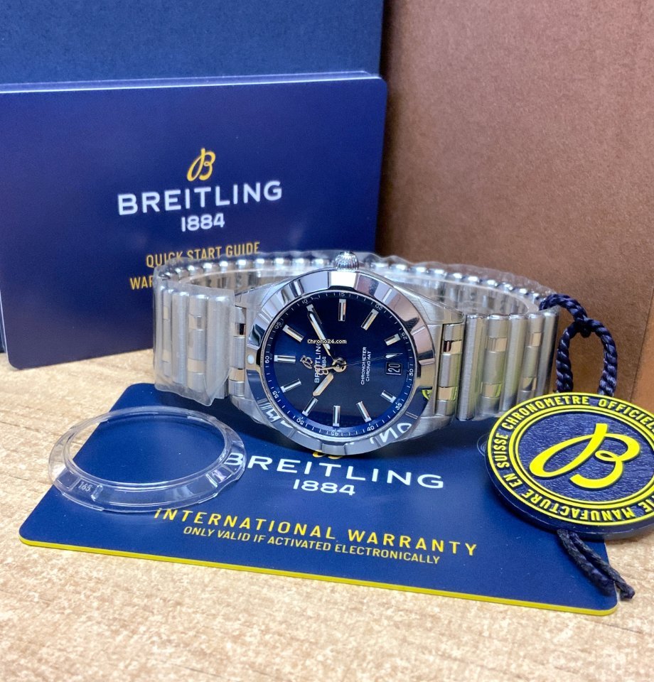 IMG_9081 Breitling Chronomat Womens watch Quartz Steel A77310101C1A1 Replica 6