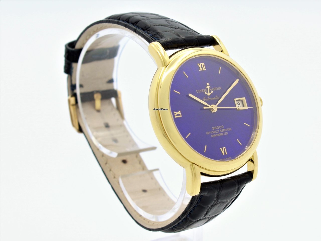 Ulysse Nardin San Marco Mens watch Unisex Automatic Yellow gold 117-22 Replica 6