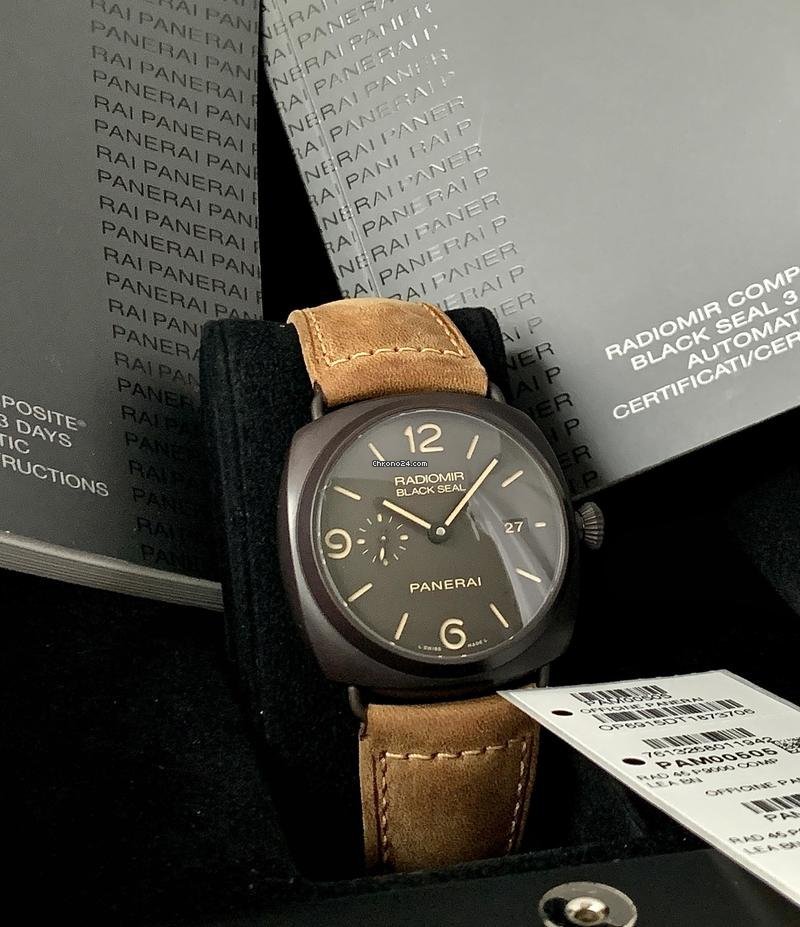 Panerai Radiomir Black Seal 3 Days Automatic Automatic PAM 505 Replica 6