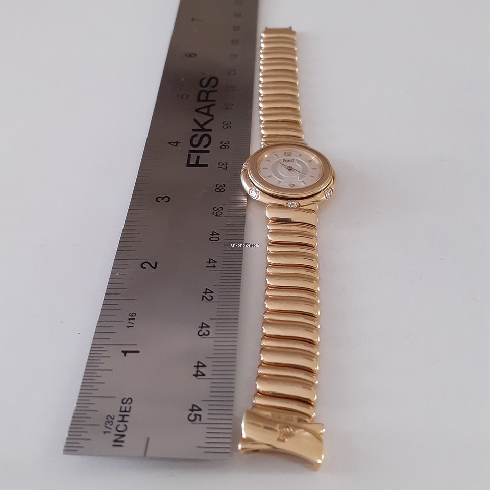 IMG_9081 Piaget Womens watch Quartz Yellow gold 20124M101 Replica 6
