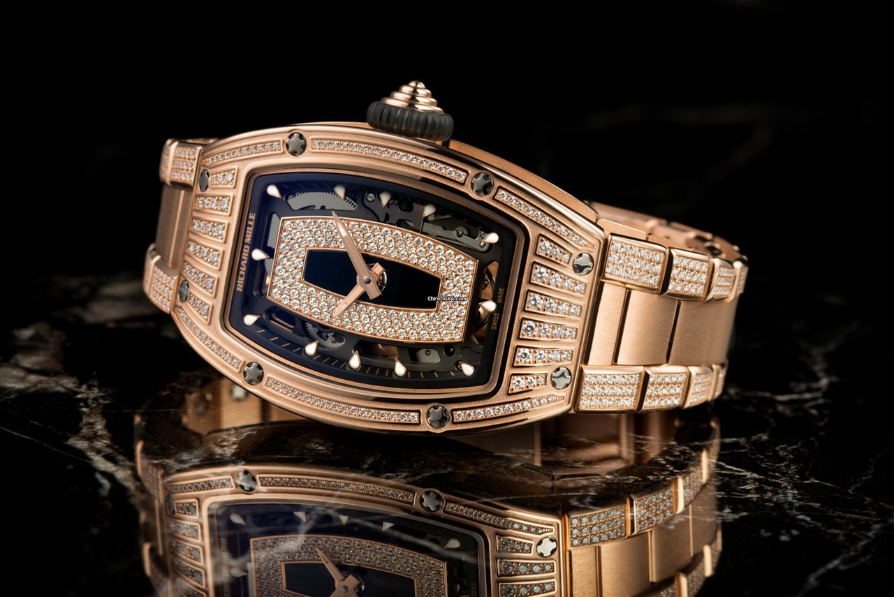 IMG_9081 Richard Mille RM 07 Womens watch Automatic Red gold RM 07-01 Replica 6