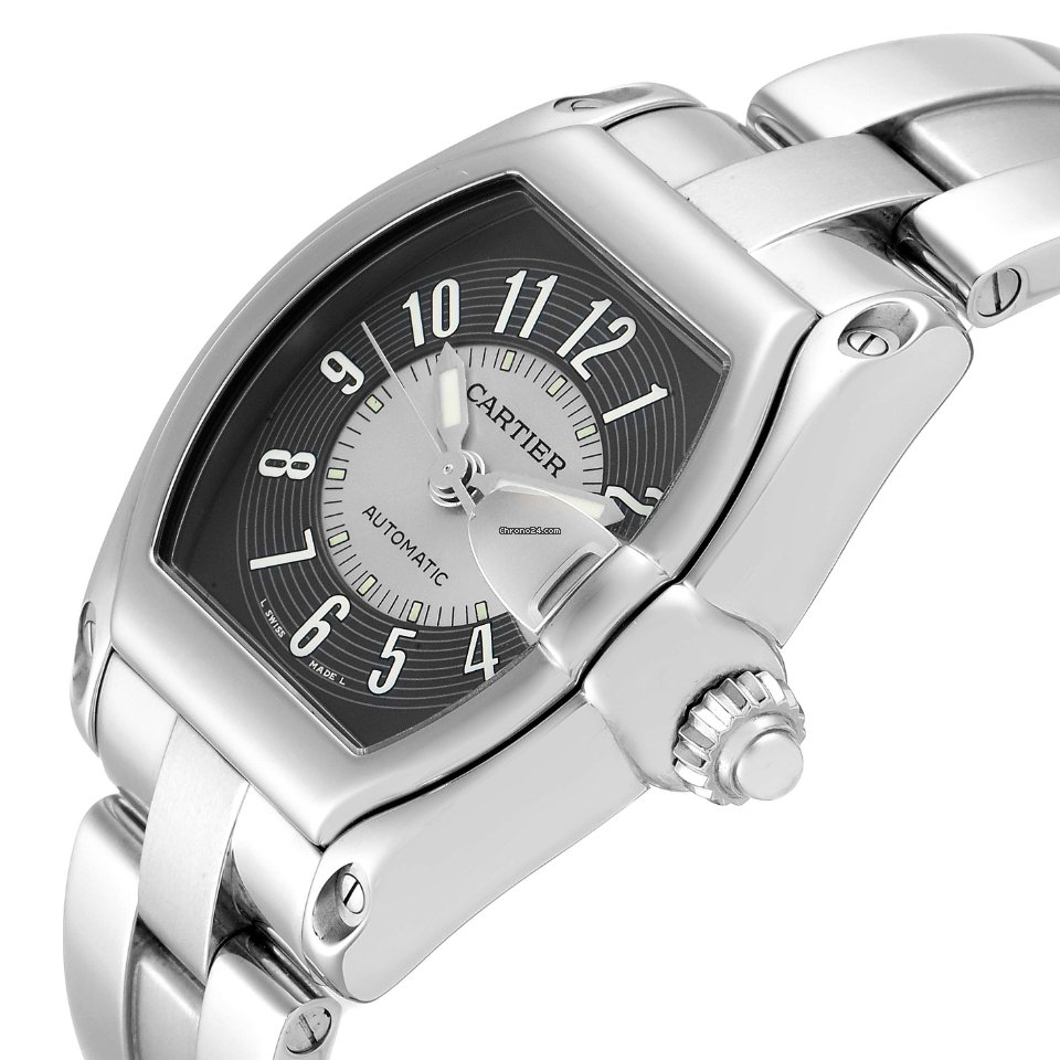 Cartier Roadster Mens watch Unisex Automatic Steel W62001V3 Replica 6