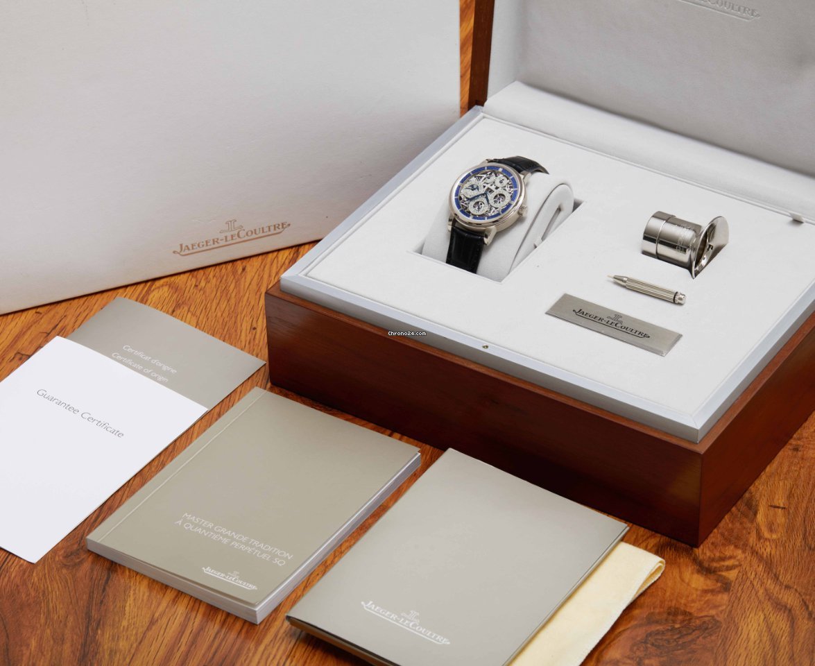 Jaeger-LeCoultre Master Grande Tradition Mens watch Unisex Manual winding White gold Q50635SQ Replica 6