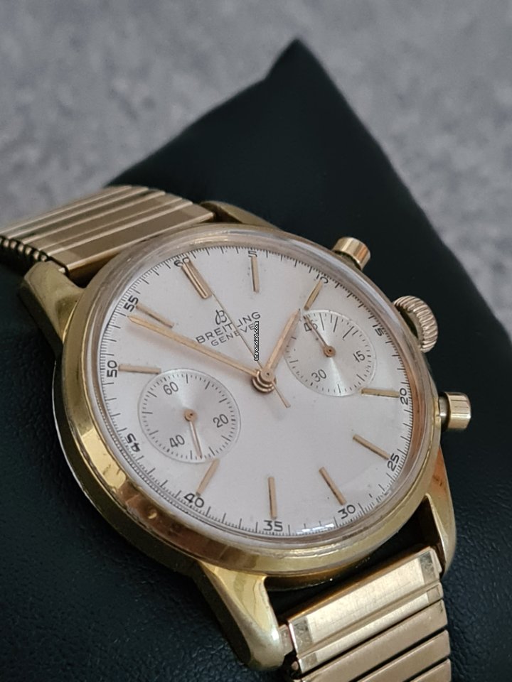Breitling Mens watch Unisex Manual winding Gold Steel 1191 Replica 6