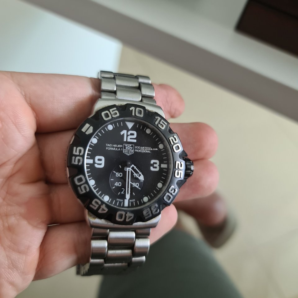 IMG_9081 TAG Heuer Formula 1 Quartz Mens watch Unisex Quartz Steel WAH1010 Replica 6