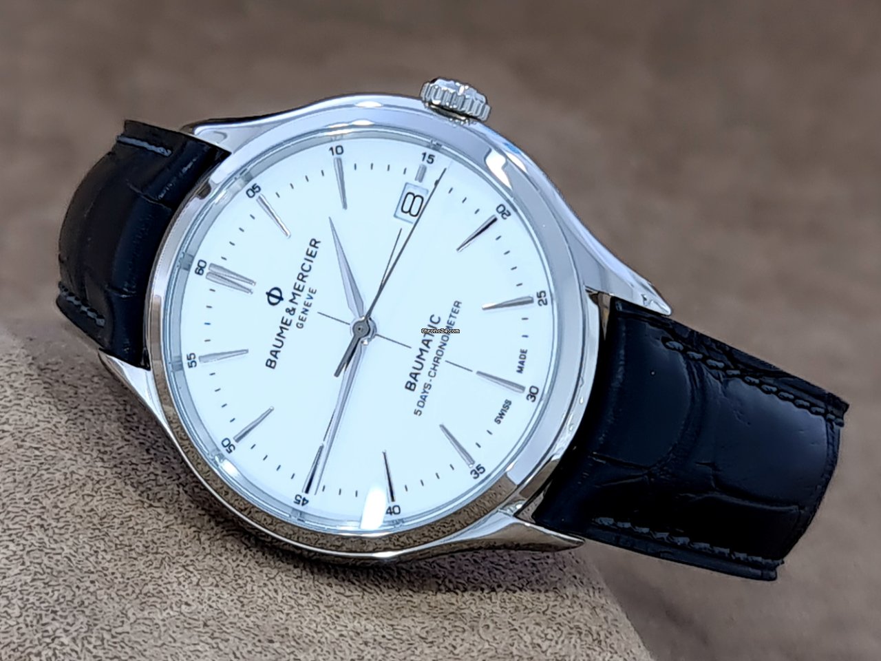 Baume & Mercier Clifton Mens watch Unisex Automatic Steel M0A10518 Replica 6