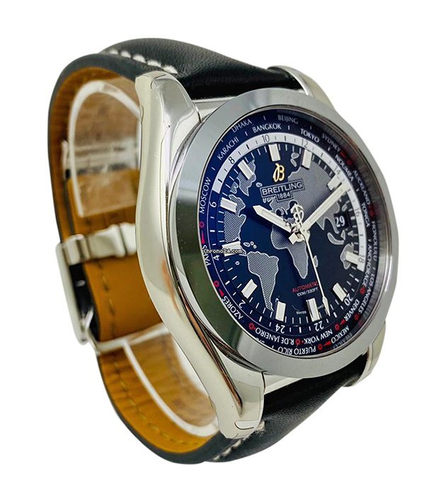 IMG_9081 Breitling Galactic Unitime Mens watch Unisex Automatic Steel WB3510U4.BD94.435X.A20BA.1 Replica 6