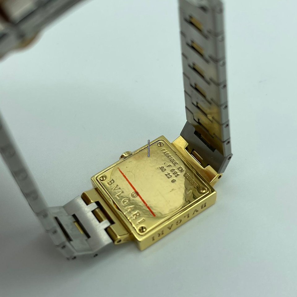Bulgari Quadrato Womens watch Quartz Yellow gold SQ22G Replica 6