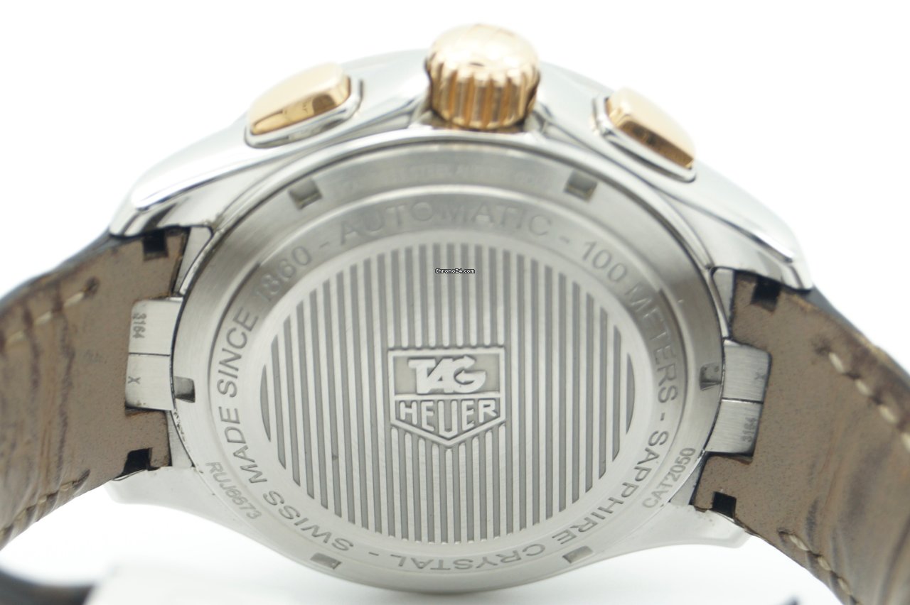 IMG_9081 TAG Heuer Link Calibre 16 Mens watch Unisex Automatic Gold Steel CAT2050.FC6322 Replica 6