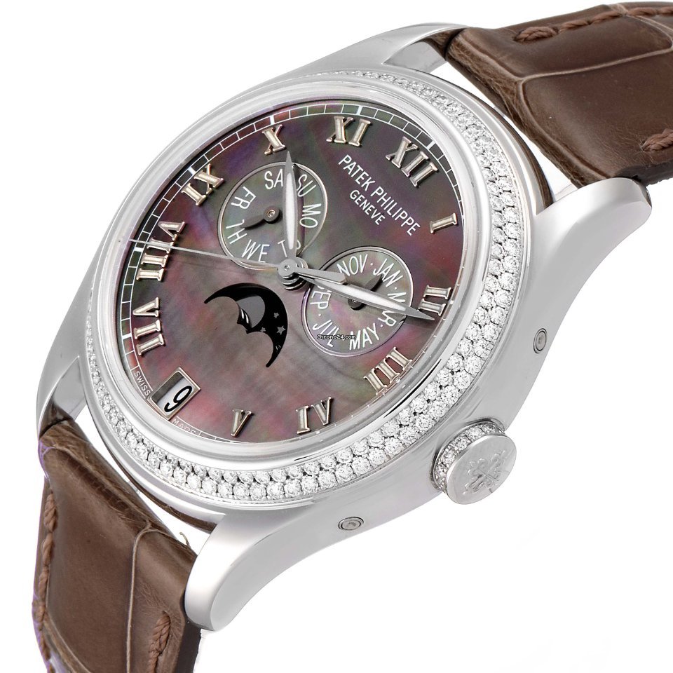 IMG_9081 Patek Philippe Annual Calendar Mens watch Unisex Automatic White gold 4936G - 001 Replica 6