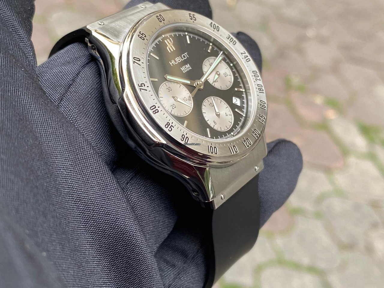 IMG_9081 Hublot Super B Mens watch Unisex Automatic Steel 1920.1 Replica 6