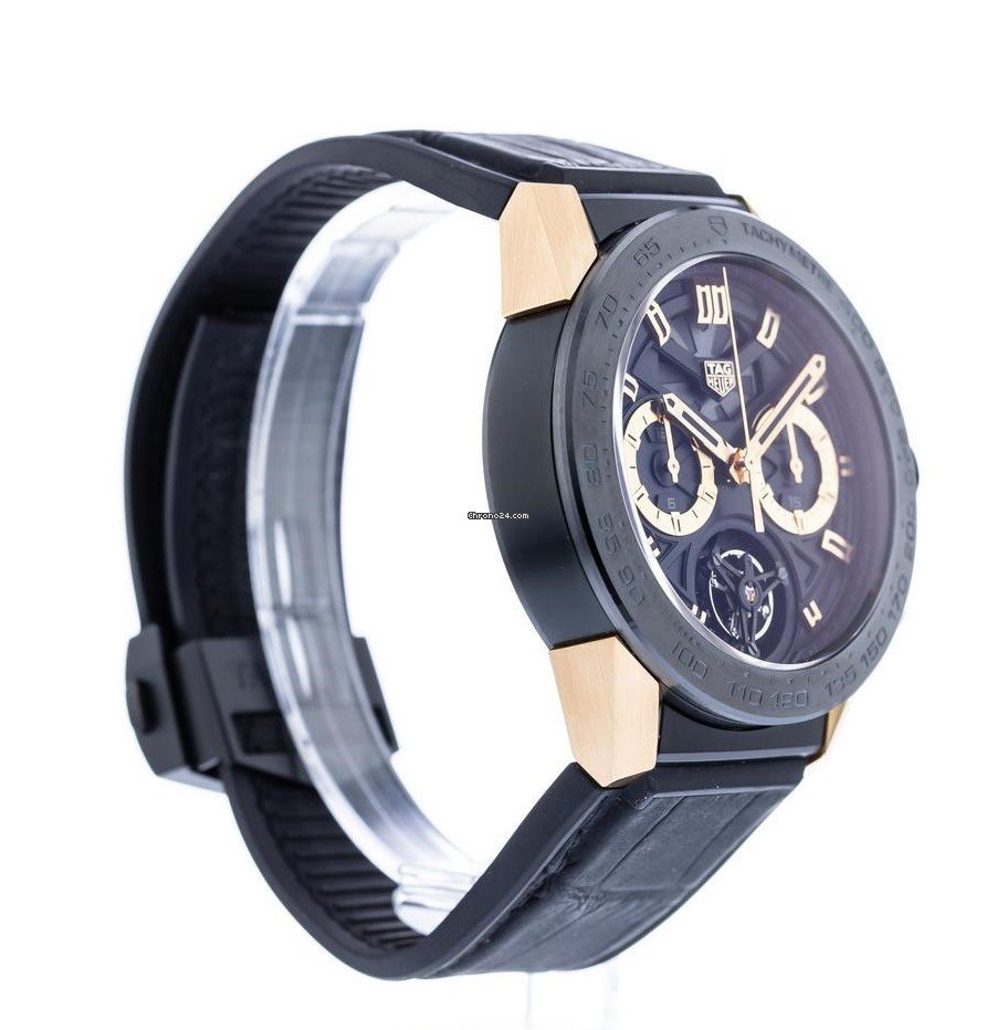 TAG Heuer Carrera Heuer-02T Mens watch Unisex Automatic Titanium CAR5A5Y.FC6377 Replica 6