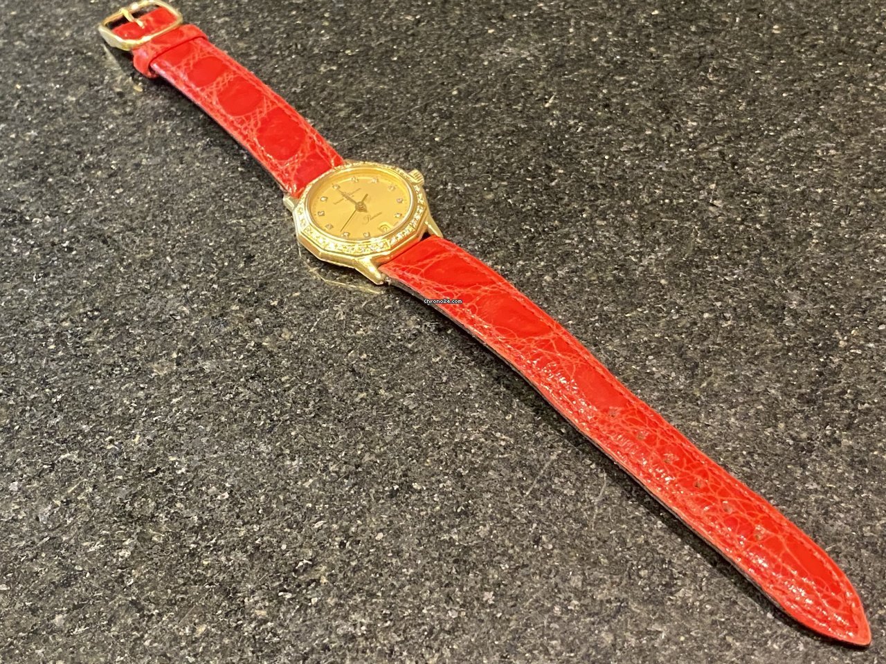 Baume & Mercier Riviera Mens watch Unisex Quartz Yellow gold 87012.1 Replica 6
