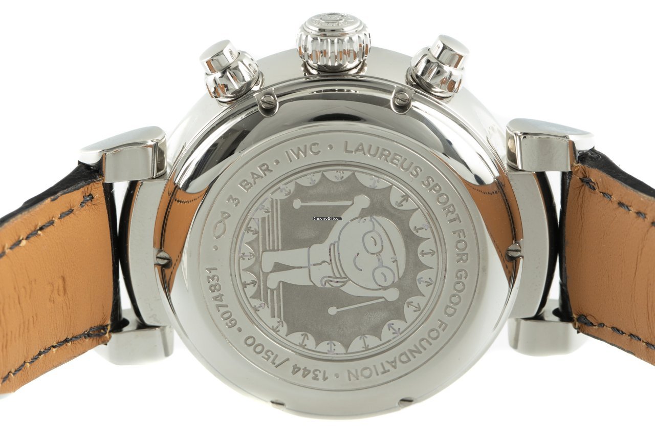 IWC Da Vinci Chronograph Mens watch Unisex Automatic Steel 3934-02 Replica 6
