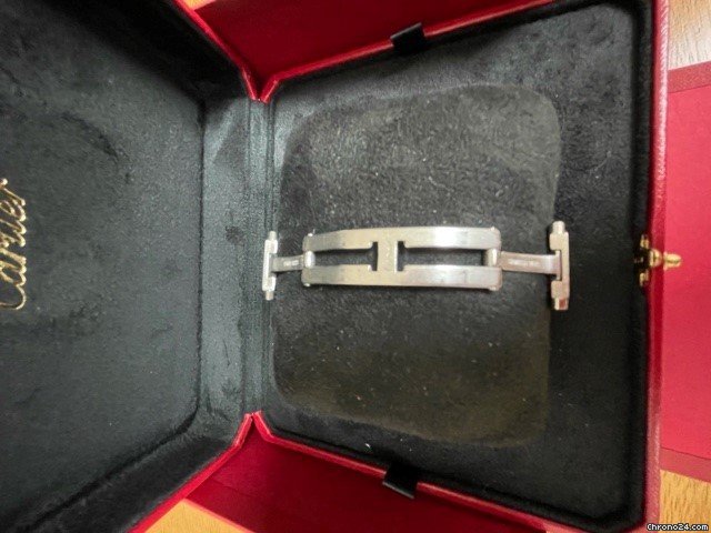 IMG_9081 Cartier Tank Francaise Mens watch Unisex Quartz Gold Steel W51012Q4 Replica 6