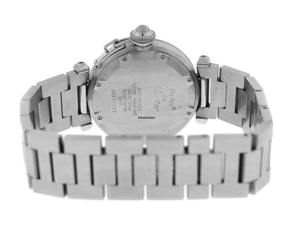 IMG_9081 Cartier Pasha C Mens watch Unisex Automatic Steel 2377 W31029M7 Replica 6