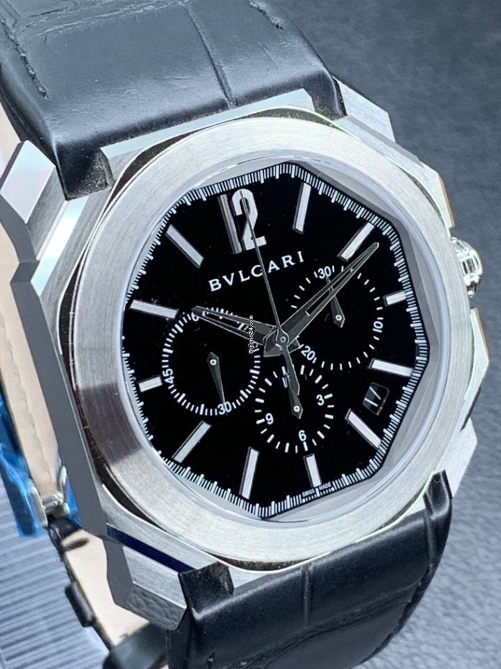 IMG_9081 Bulgari Octo Mens watch Unisex Automatic Steel 102103 BGO41BSLDCH Replica 6
