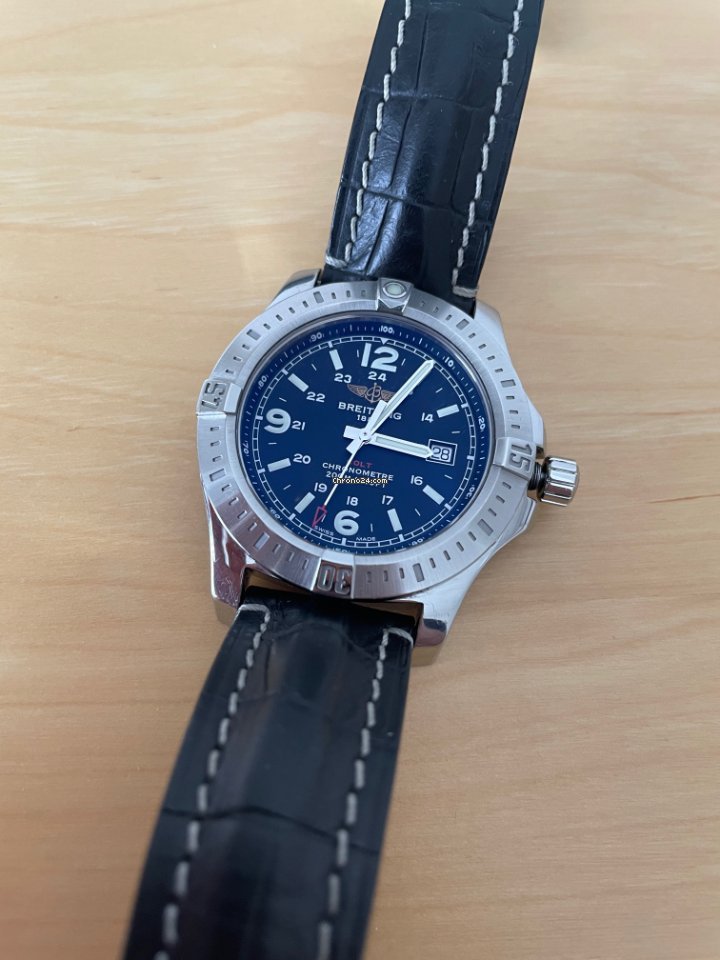 IMG_9081 Breitling Colt Quartz Mens watch Unisex Quartz Steel A7438811 BD45 Replica 6