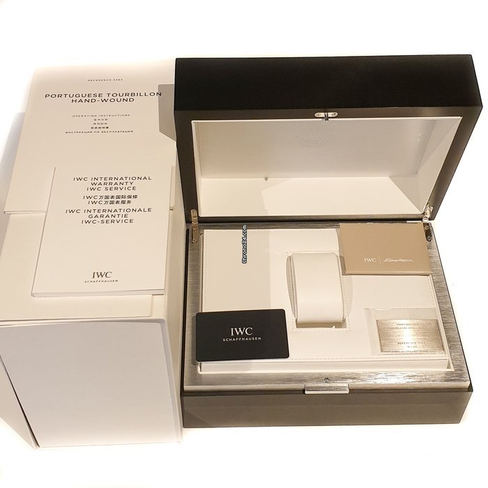 IMG_9081 IWC Portuguese Tourbillon Mens watch Unisex Manual winding Rose gold IW5463-05 Replica 6