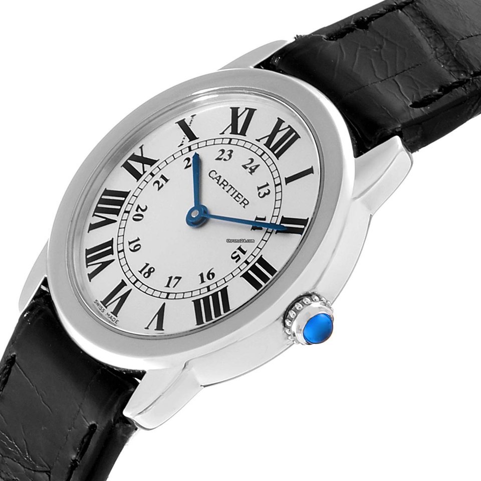 IMG_9081 Cartier Ronde Solo de Cartier Womens watch Quartz Steel W6700155 Replica 6
