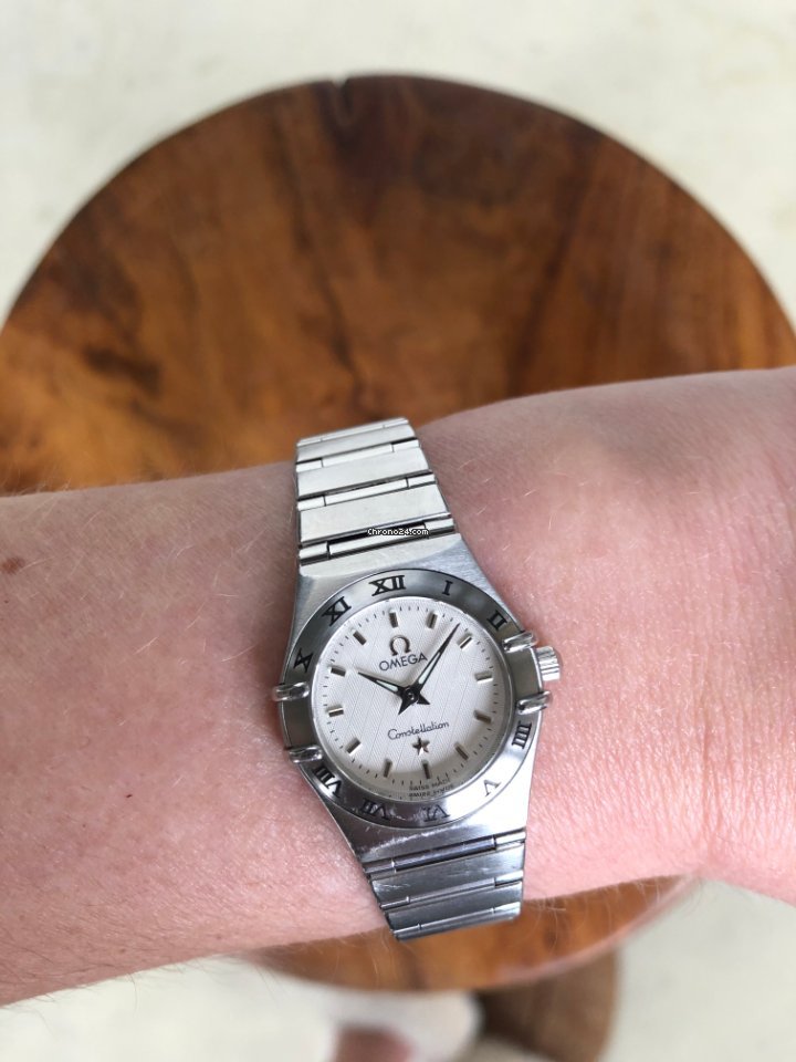 IMG_9081 Omega Constellation Womens watch Quartz Steel 45703300 Replica 6