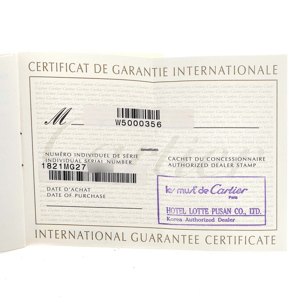 Cartier Tank Francaise Womens watch Quartz Yellow gold W5000356 Replica 6