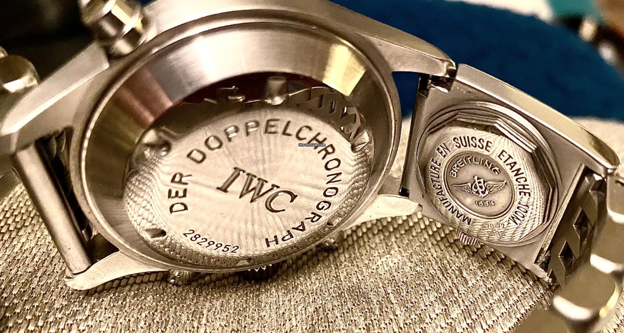 IWC Pilot Double Chronograph Mens watch Unisex Automatic Steel 2829952 Replica 6