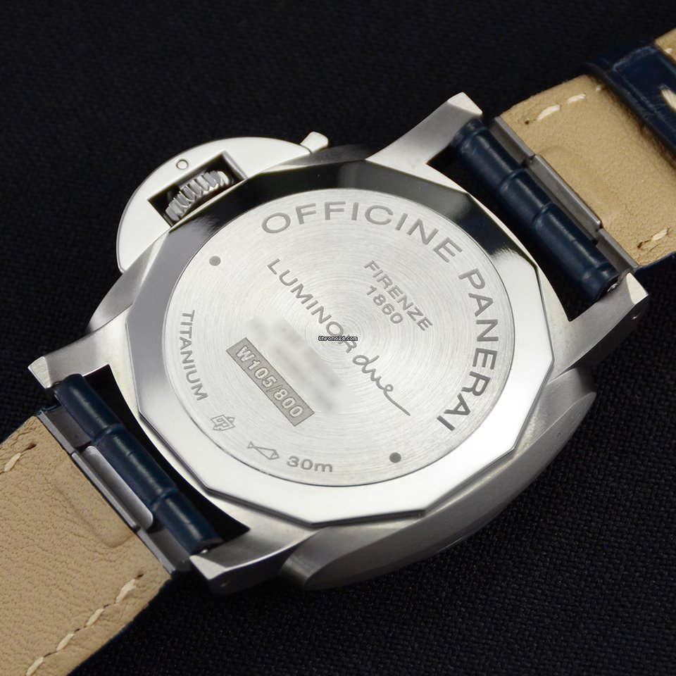 Panerai Luminor Due Mens watch Unisex Automatic Titanium PAM 00926 Replica 6