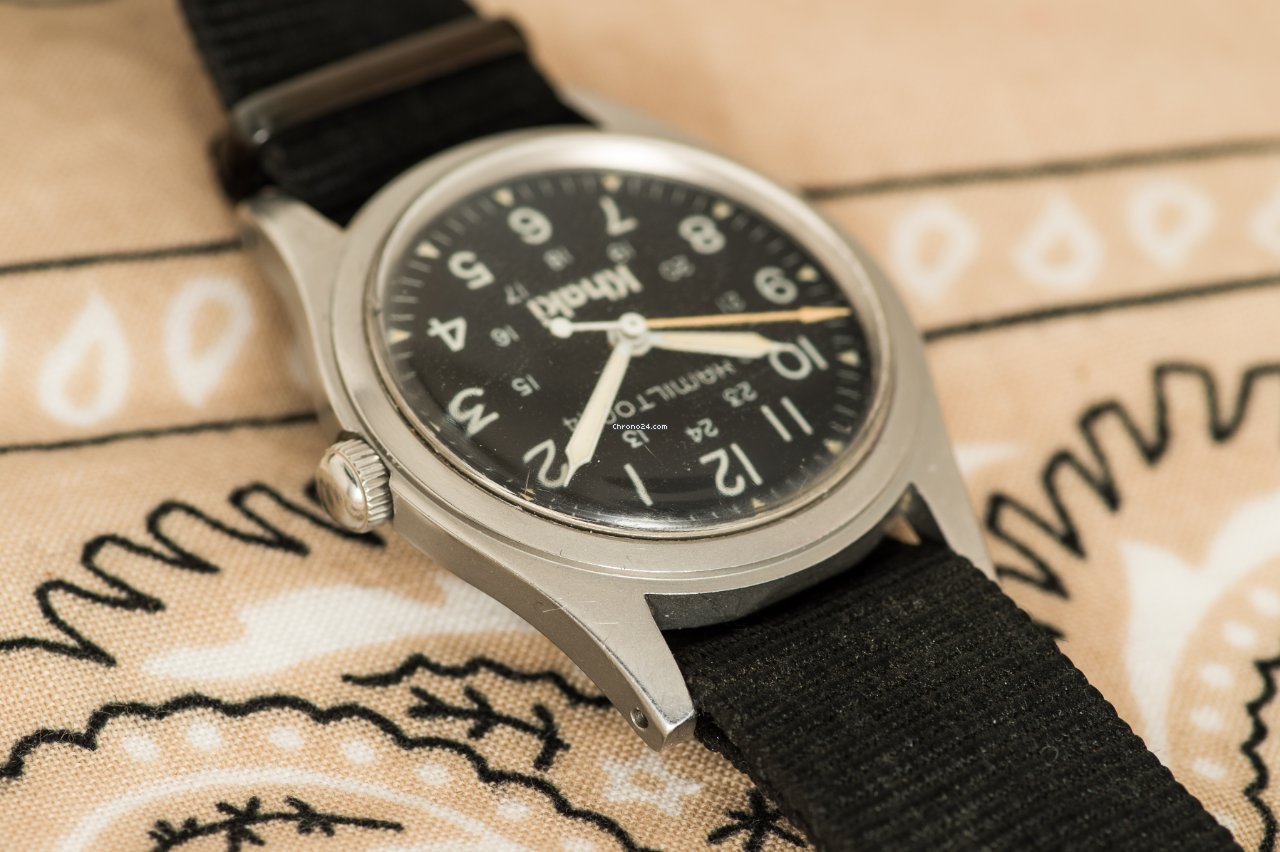 IMG_9081 Hamilton Khaki Field Mens watch Unisex Manual winding Steel 9415 Replica 6