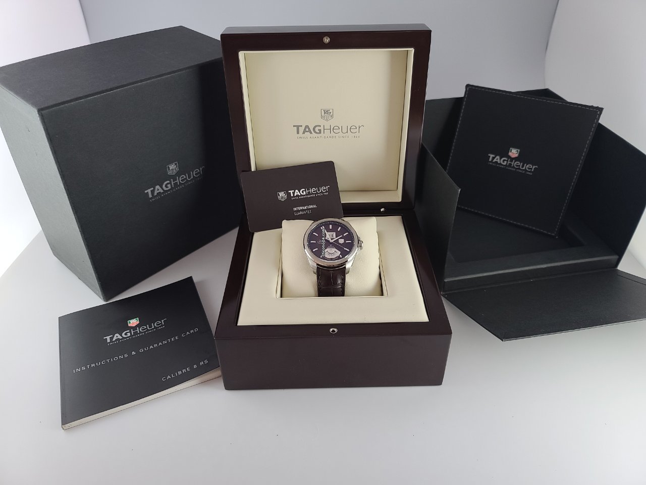 IMG_9081 TAG Heuer Grand Carrera Mens watch Unisex Automatic Steel WAV5113.FC6231 Replica 6