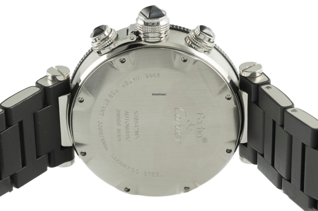 Cartier Pasha Seatimer Mens watch Unisex Automatic Steel 2995 Replica 6