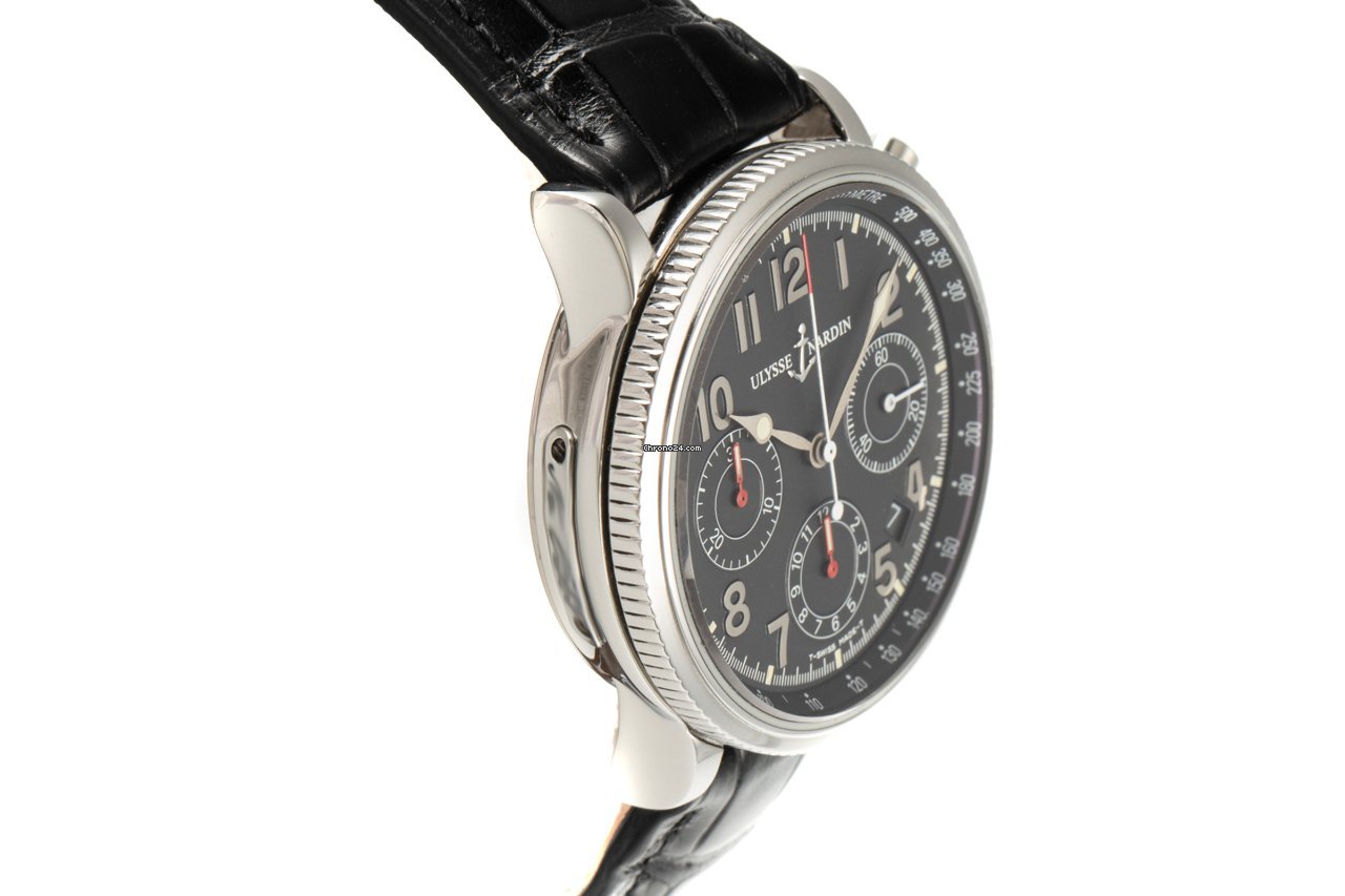 Ulysse Nardin Marine Chronograph Mens watch Unisex Automatic Steel 353-22 Replica 6