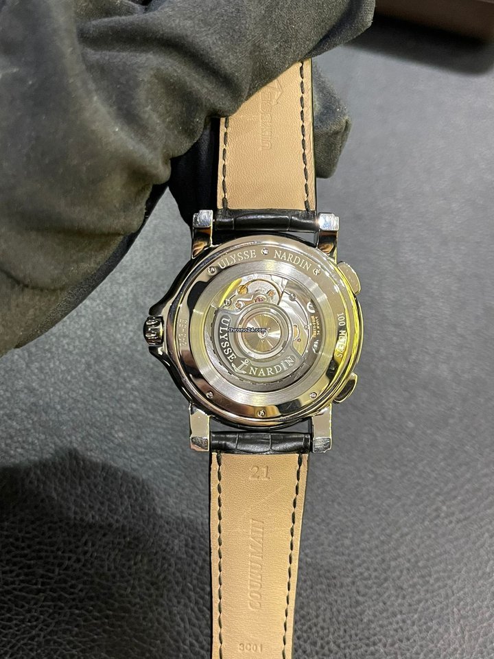 Ulysse Nardin Dual Time Womens watch Automatic Steel 243-55B 92 Replica 6
