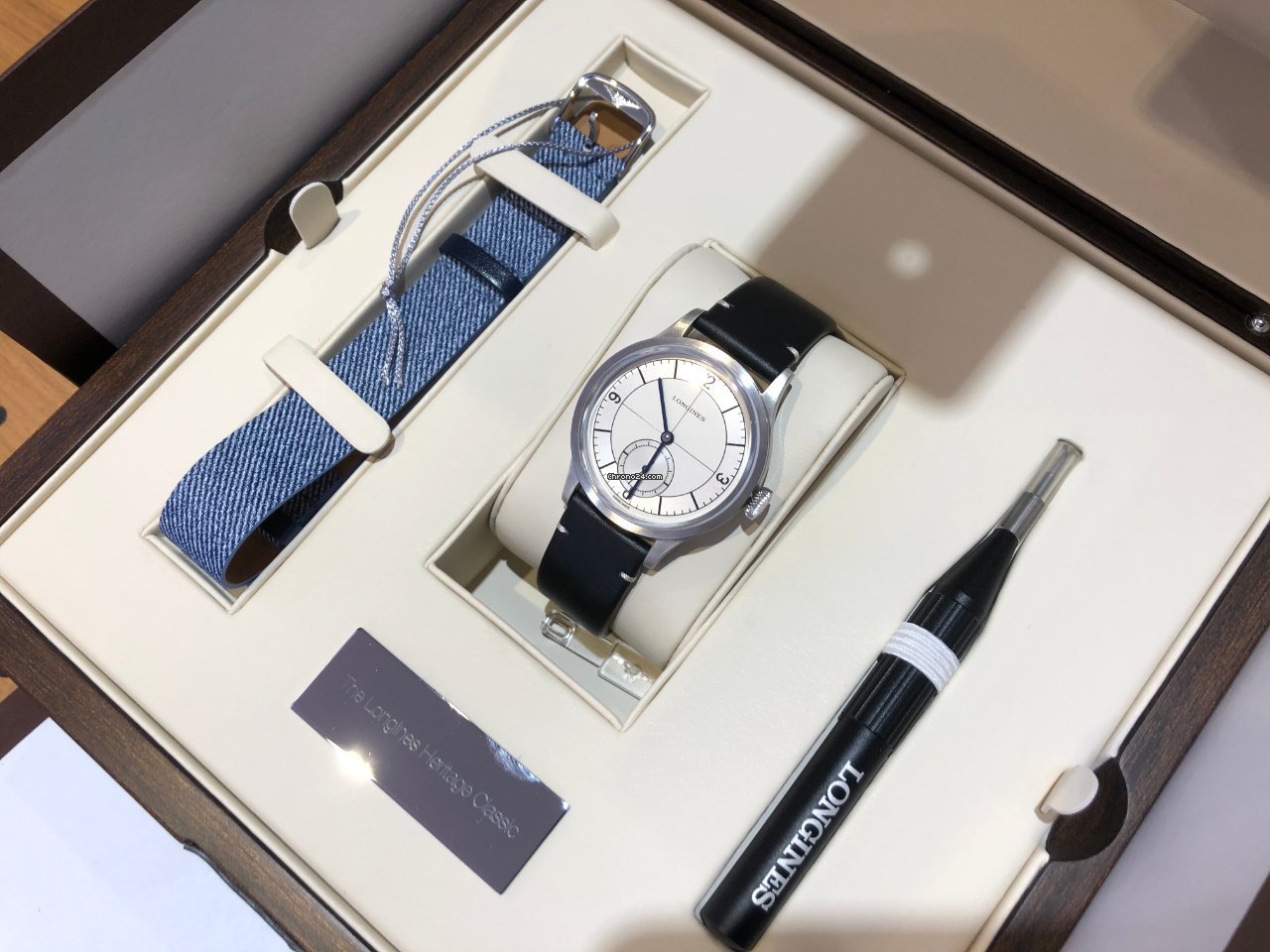 Longines Heritage Mens watch Unisex Automatic Steel L2.828.4.73.0 Replica 6
