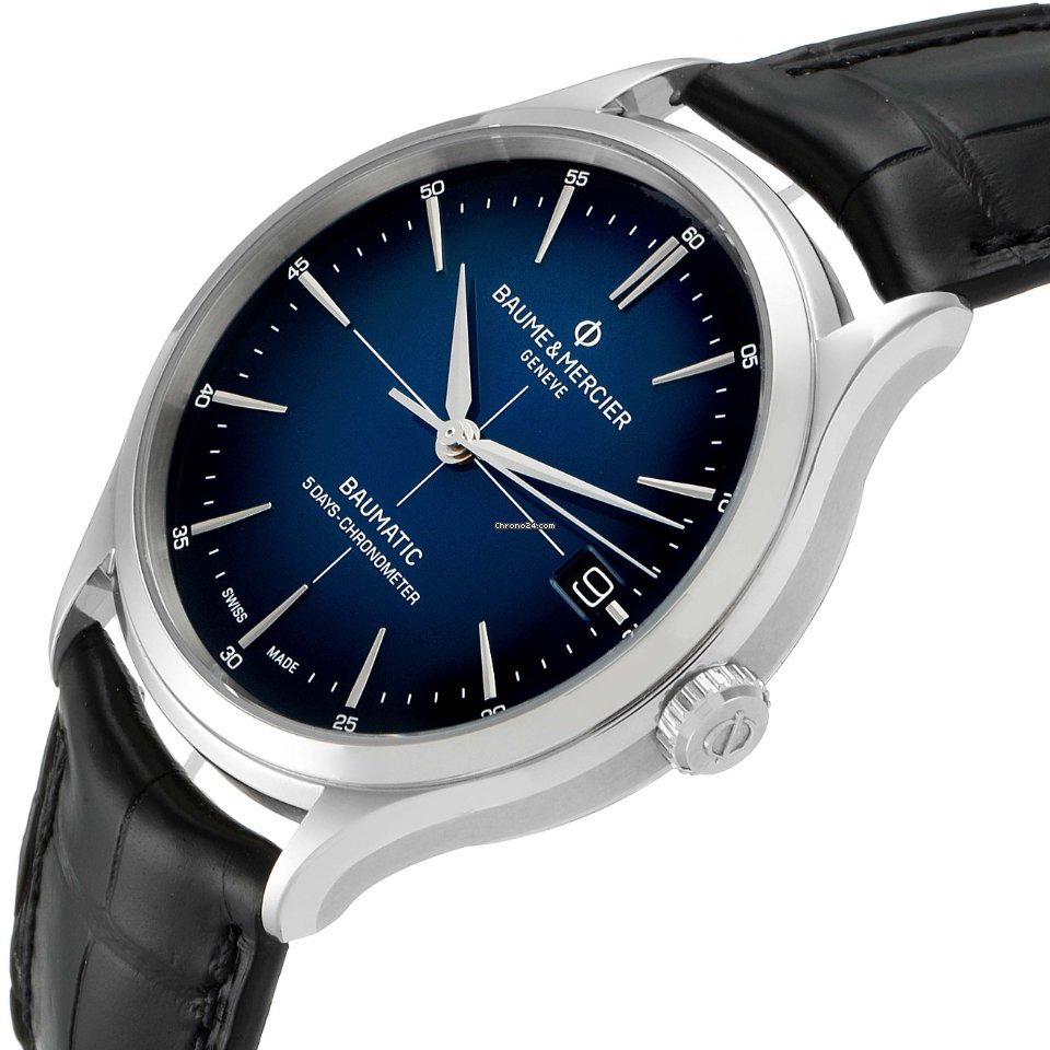 Baume & Mercier Clifton Mens watch Unisex Automatic Steel M0A10467 Replica 6