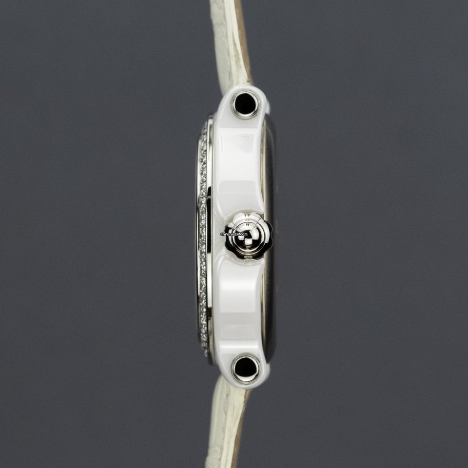 IMG_9081 Chopard Happy Sport Womens watch Quartz Ceramic 288507-9012 Replica 6