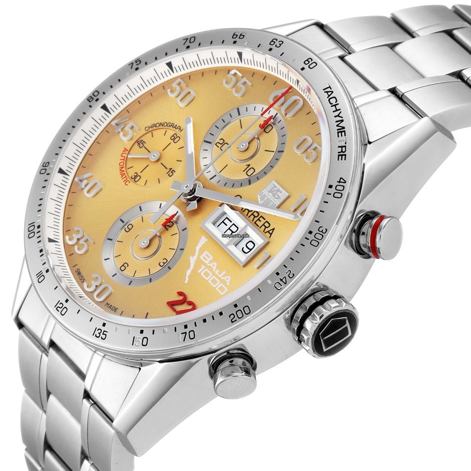 IMG_9081 TAG Heuer Carrera Calibre 16 Mens watch Unisex Automatic Steel CV2A1H Replica 6