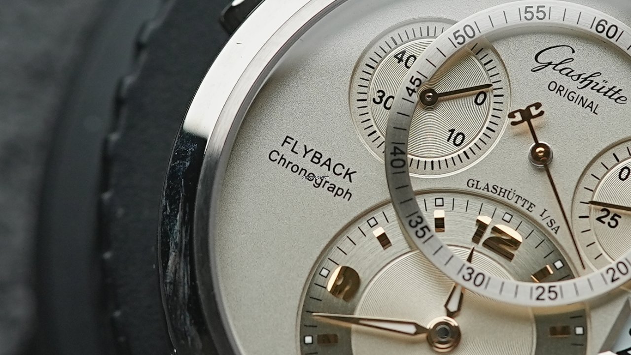 Glashutte Original PanoMaticChrono XL White gold 95-01-31-24-04 Replica 6