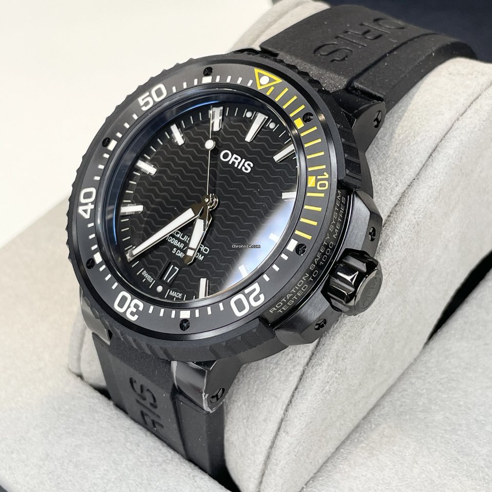 Oris Aquis Date Mens watch Unisex Automatic Titanium 01 400 7767 7754-07 426 64BTEB Replica 6