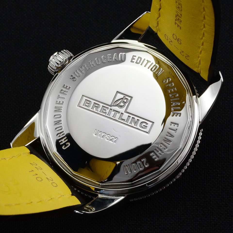 IMG_9081 Breitling Superocean Heritage 42 Mens watch Unisex Automatic Gold Steel U17321 Replica 6