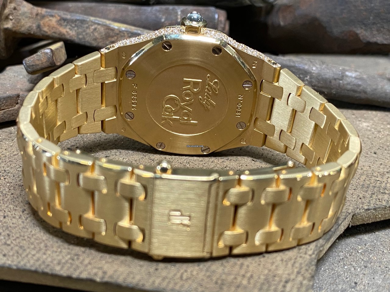 Audemars Piguet Royal Oak Lady Womens watch Quartz Yellow gold 67605BA.ZZ.D080SU.01 Replica 6