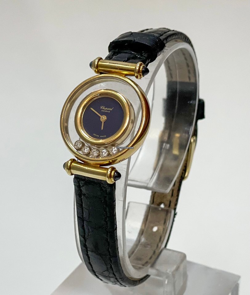 IMG_9081 Chopard Happy Diamonds Womens watch Quartz Yellow gold 20 4780-23 Replica 6