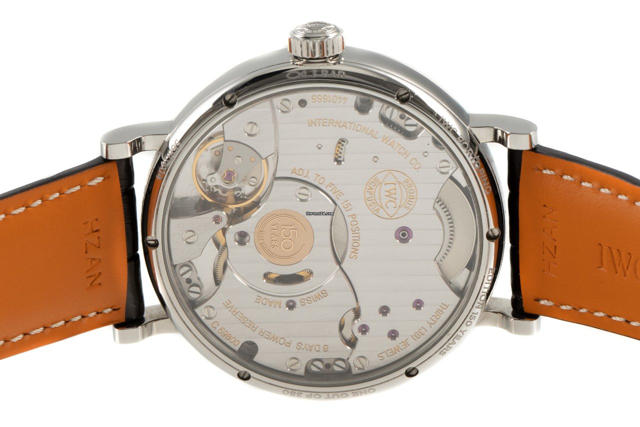 IMG_9081 IWC Portofino Hand-Wound Mens watch Unisex Manual winding Steel IW516405 Replica 6