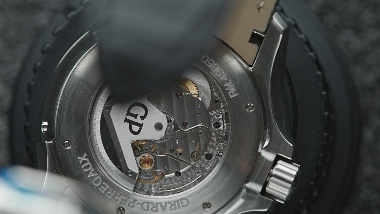 IMG_9081 Girard Perregaux Traveller Mens watch Unisex Automatic Steel 49650-11-131-BB6A Replica 6